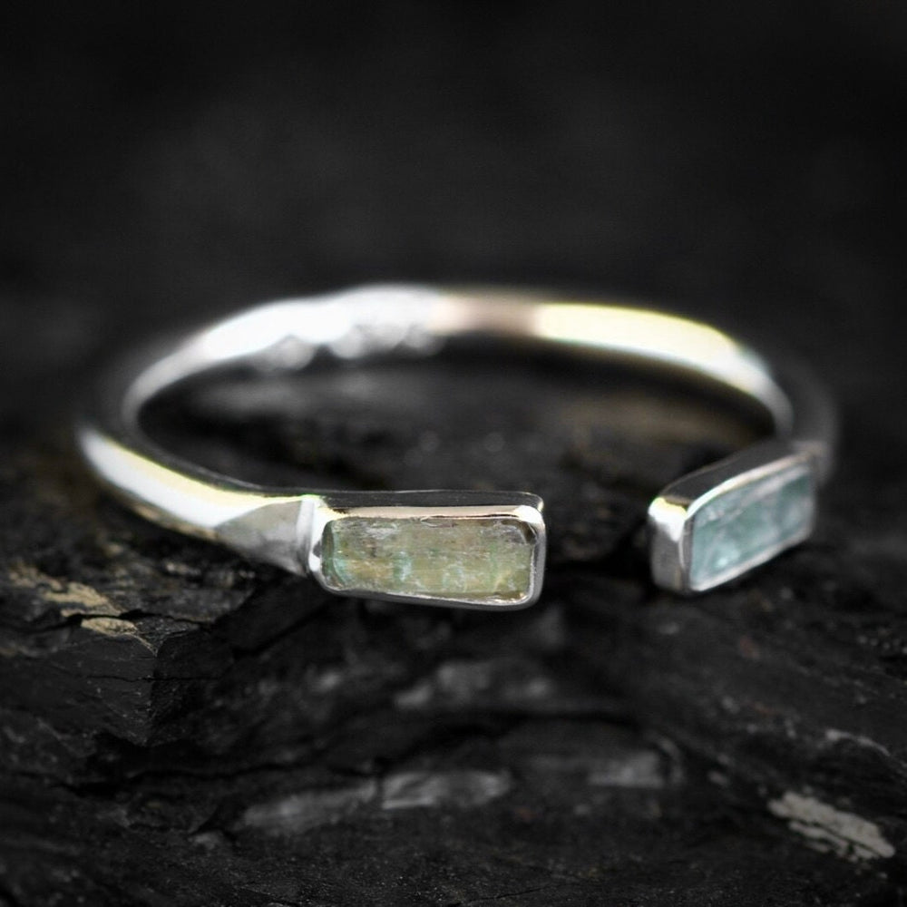 Adjustable Green Kyanite Ring