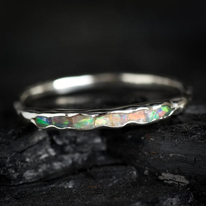 Raw Australian Opal Ring