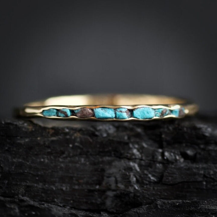 Raw Turquoise Stone Ring