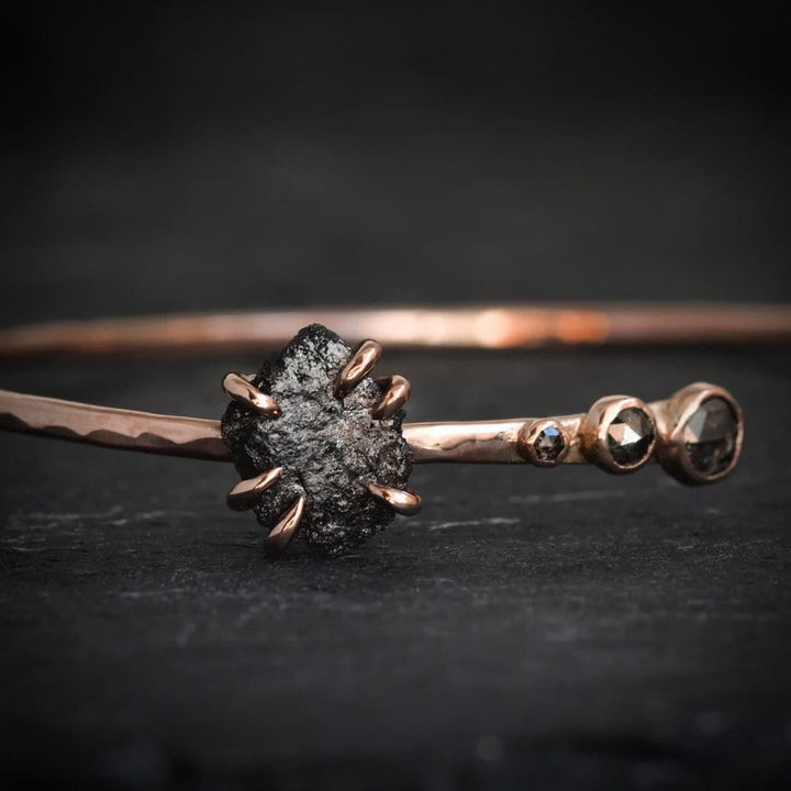 Raw Black Diamond Bracelet