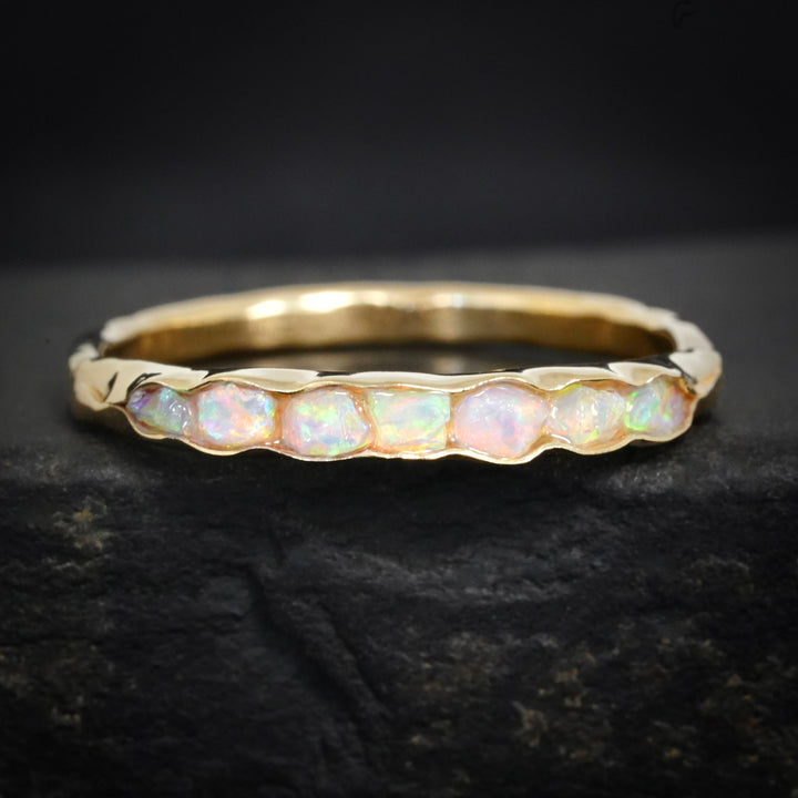 Raw Australian Opal Ring