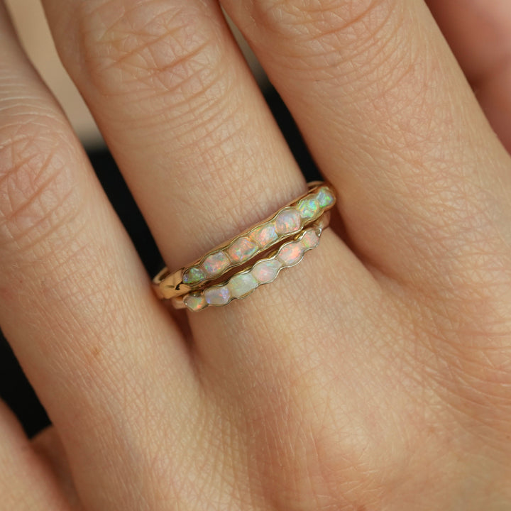 Raw Australian Opal Ring