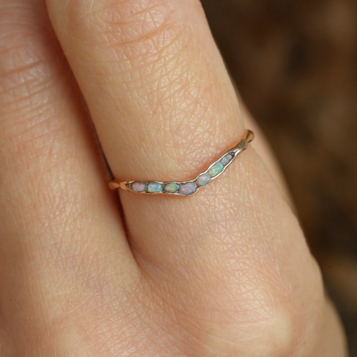 Opal Wave Ring