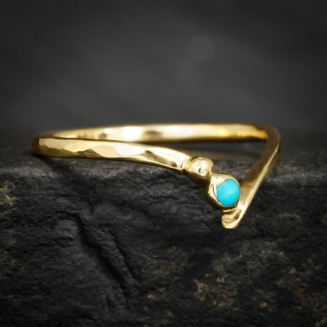 Turquoise Wave Ring