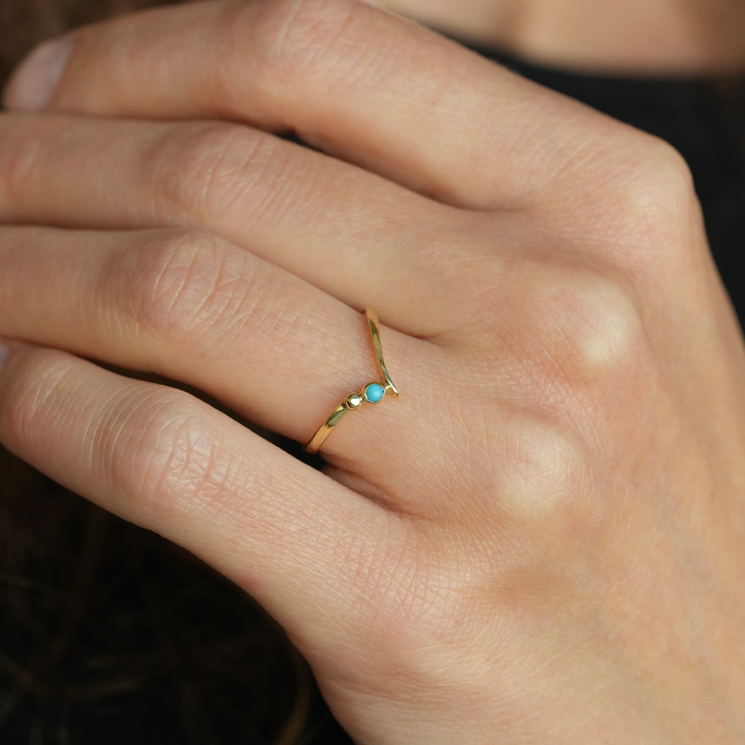 Turquoise Ring Set