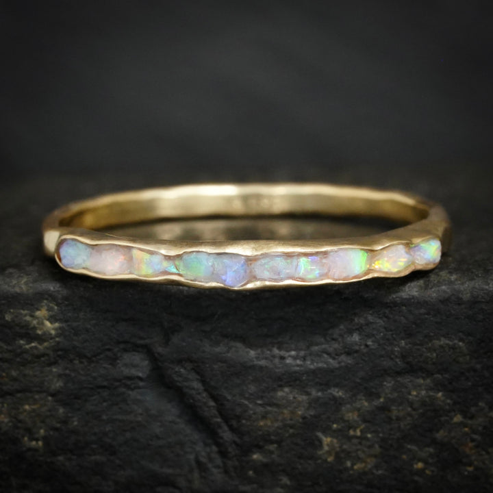 Raw Australian Opal Ring