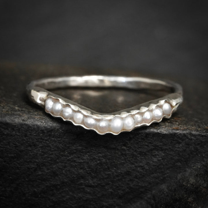 Pearl Wave Ring