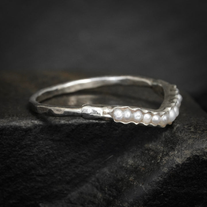 Pearl Wave Ring