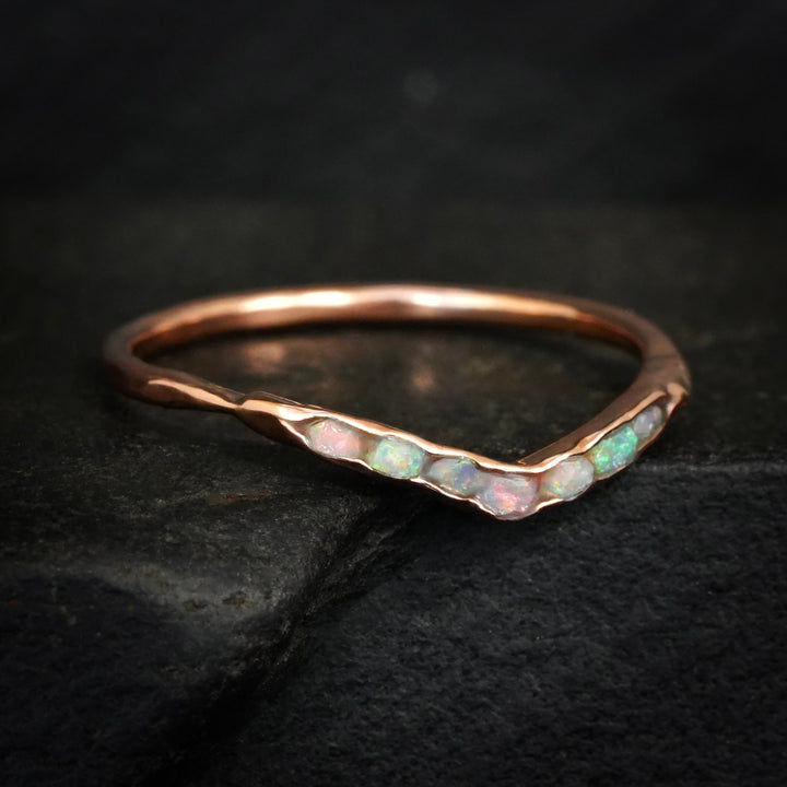 Opal Wave Ring