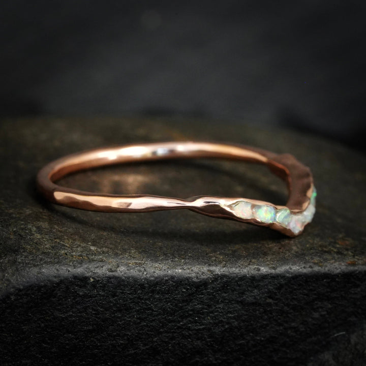 Opal Wave Ring