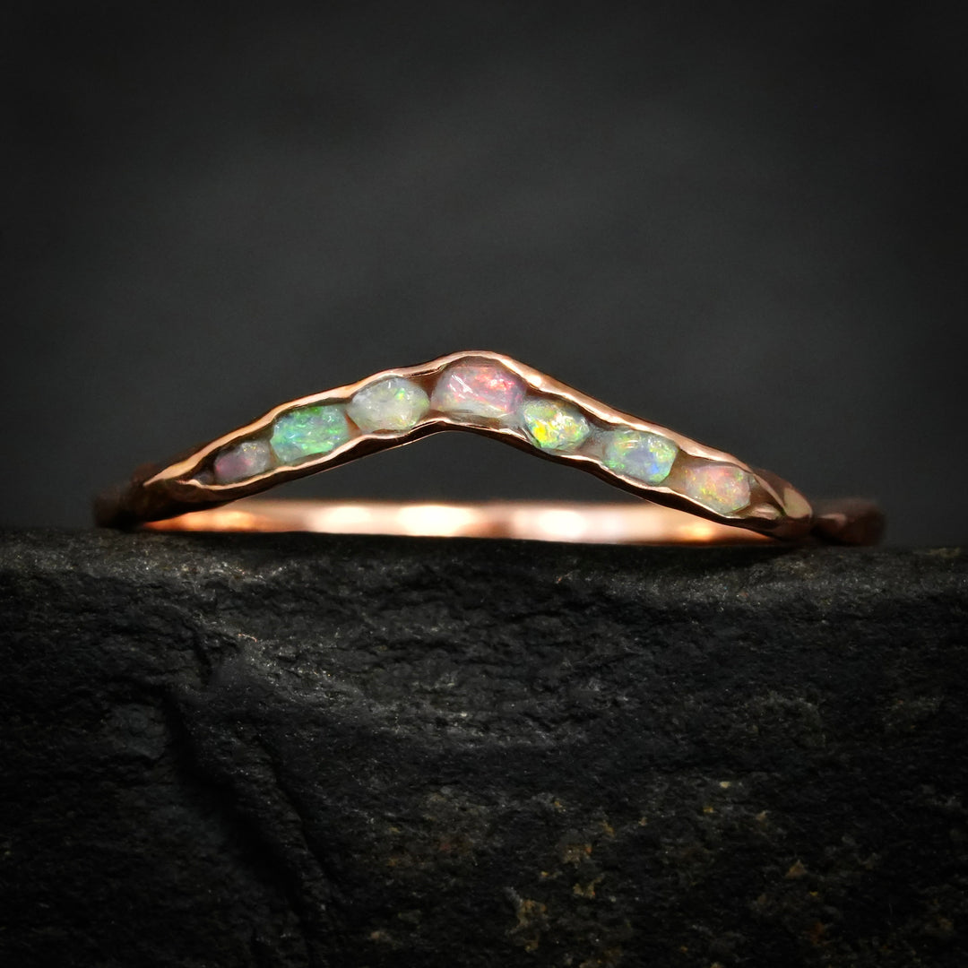 Opal Wave Ring