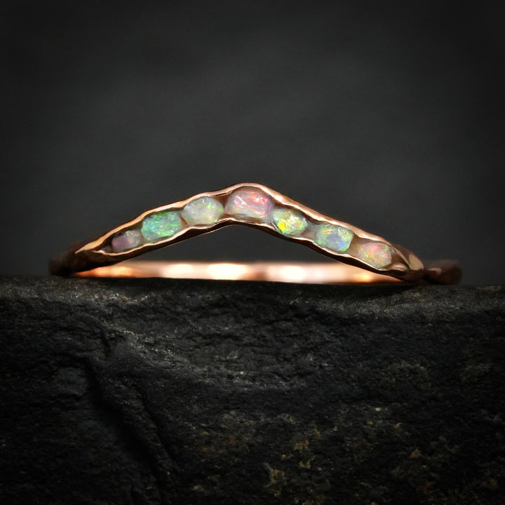 Opal Wave Ring