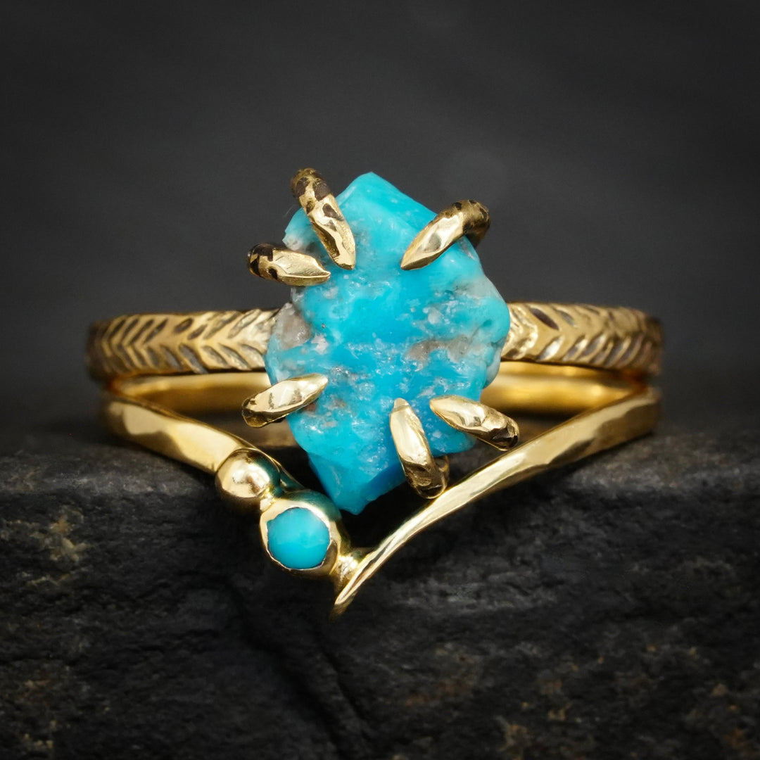 Turquoise Ring Set