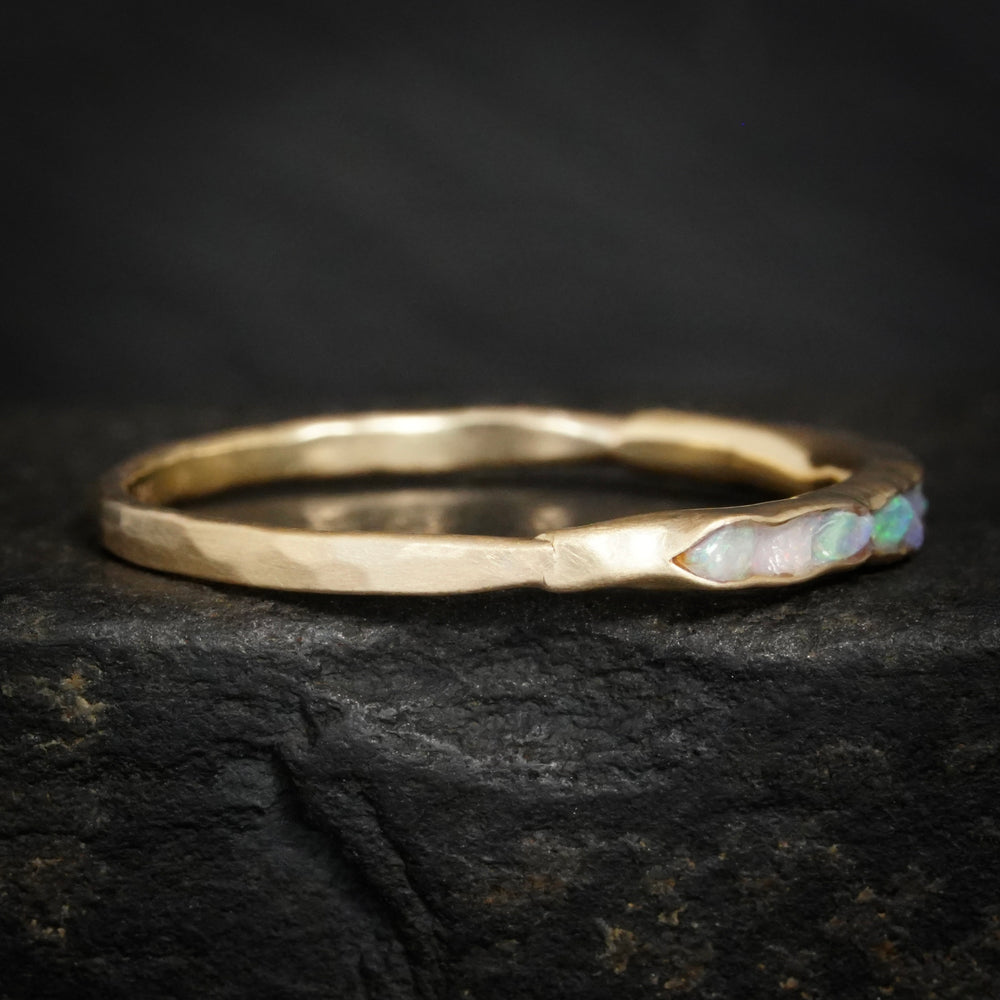 Raw Australian Opal Ring