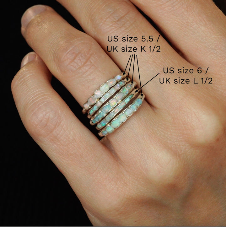 Ready to Ship Opal Rings