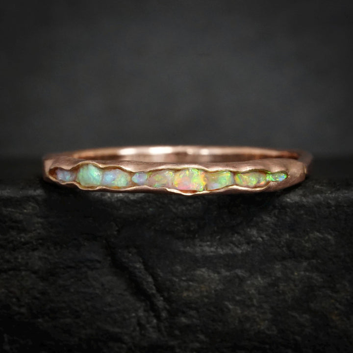 Raw Australian Opal Ring