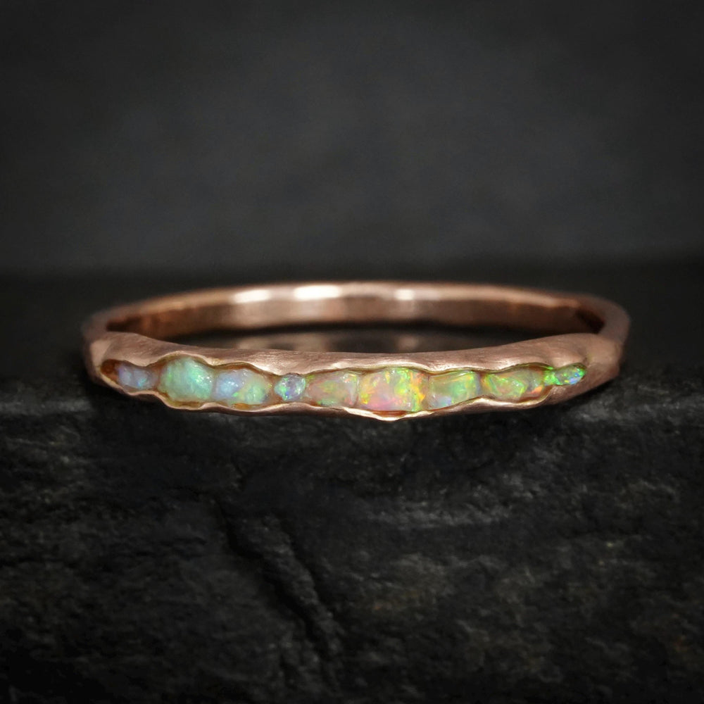 Raw Australian Opal Ring