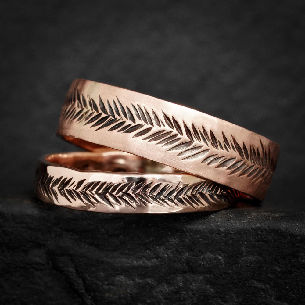 Single Rose Gold Band or SET of 2