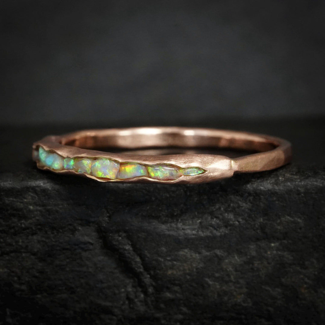 Raw Australian Opal Ring