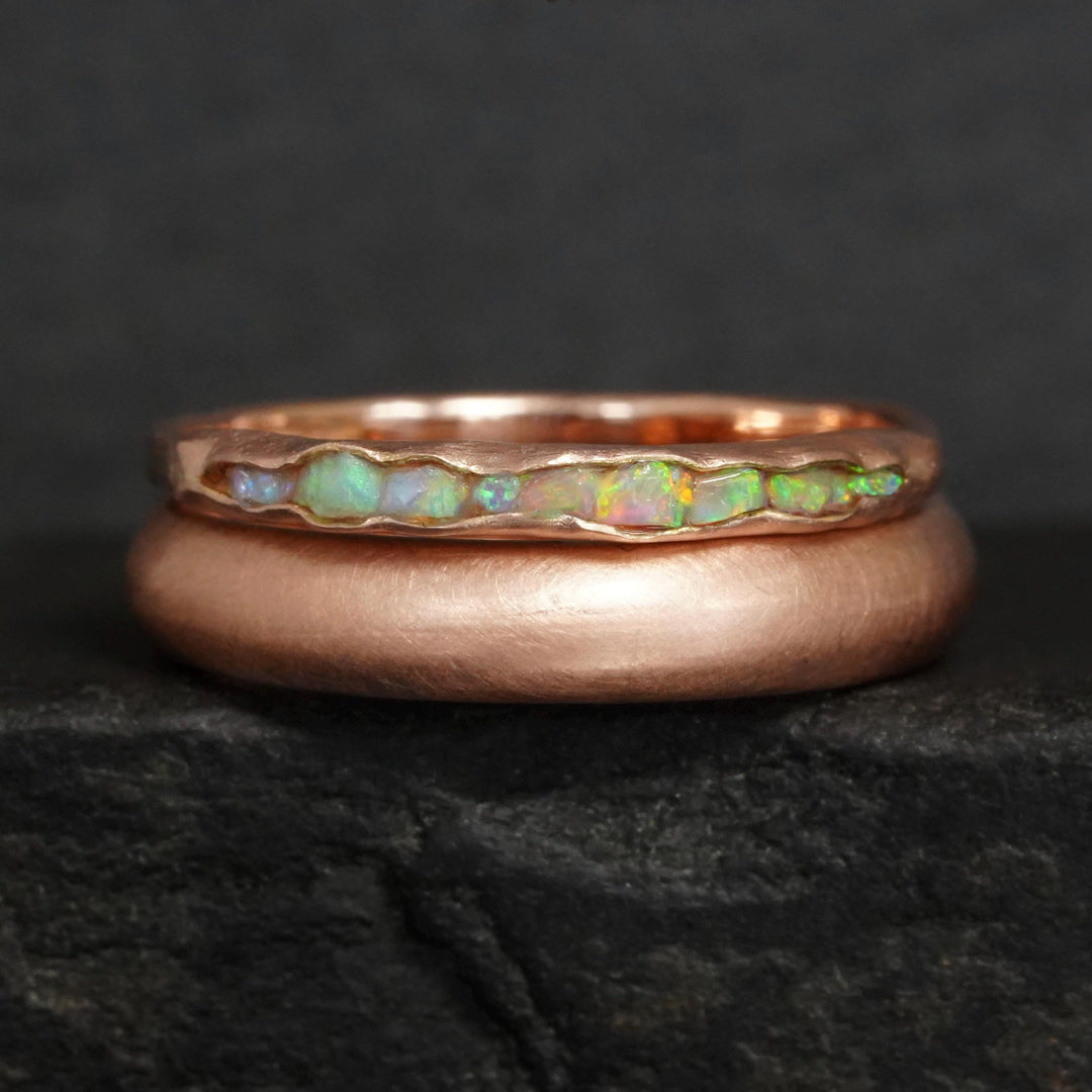 Raw Australian Opal Ring