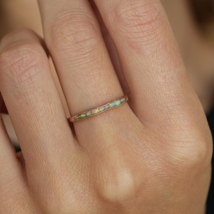 Raw Australian Opal Ring