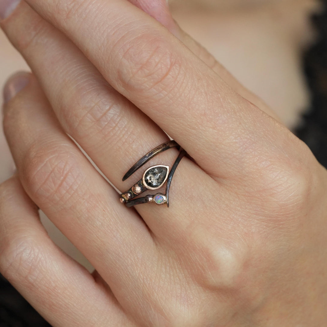 Opal Wave Ring