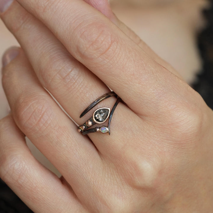 Opal Wave Ring