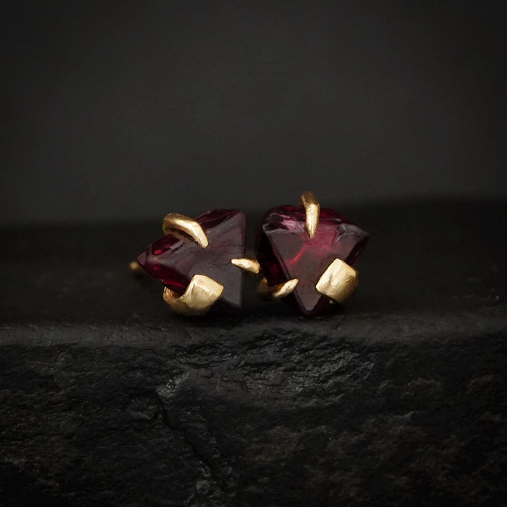 Red Spinel Studs