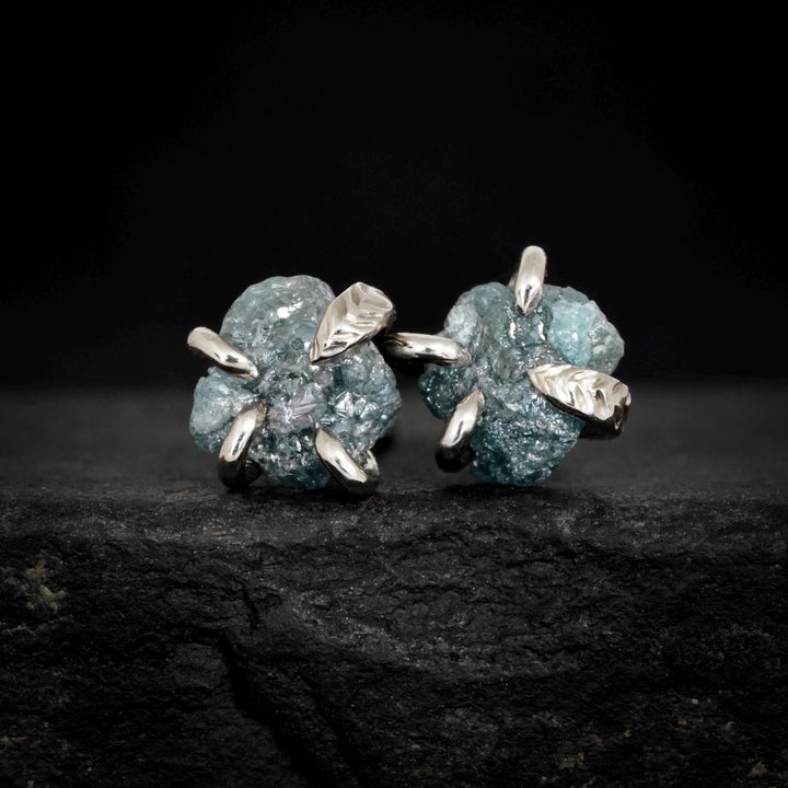 Blue Diamond Studs