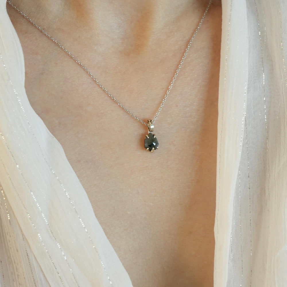 Blue Diamond Necklace