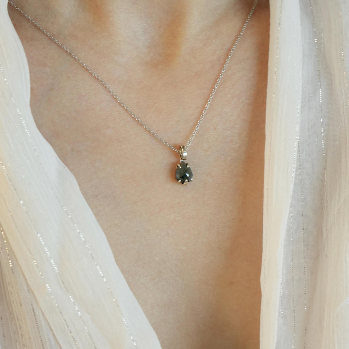 Blue Diamond Necklace