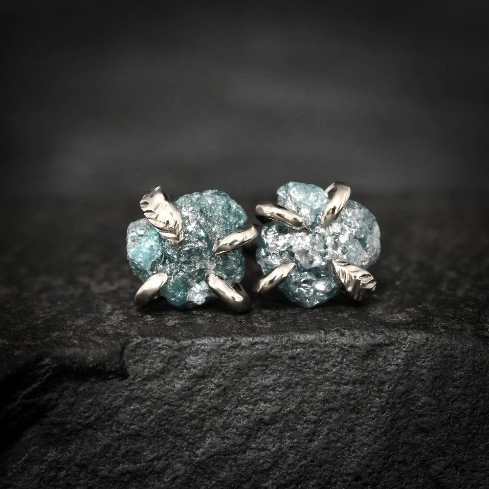 Blue Diamond Studs