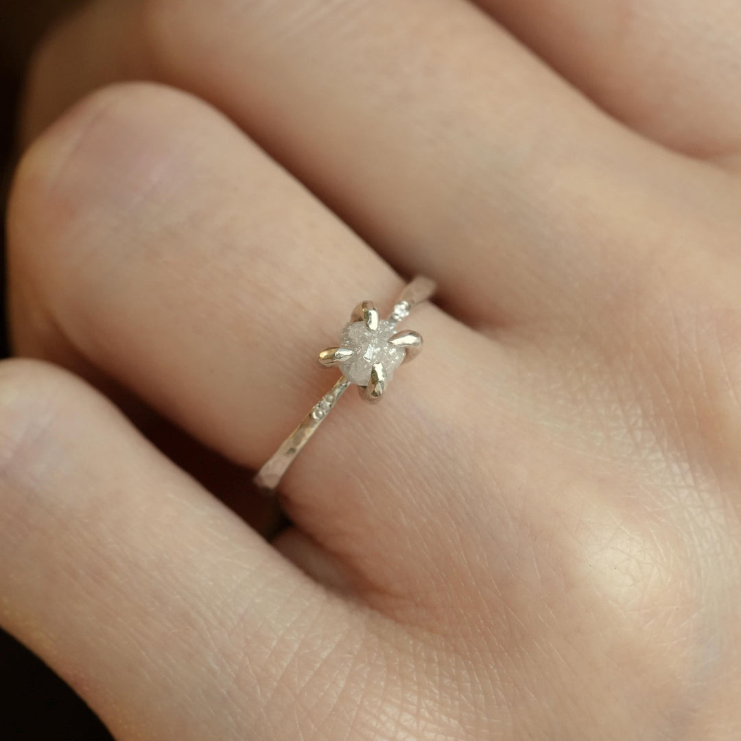 Raw Diamond Ring
