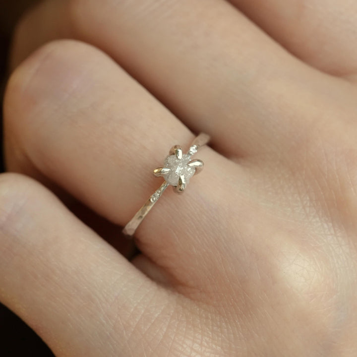 Raw Diamond Ring