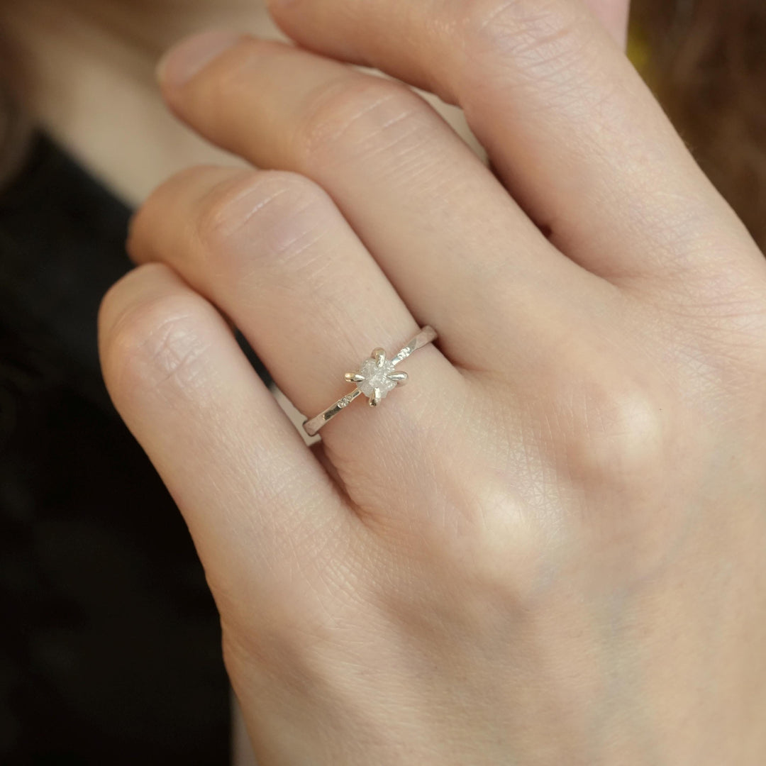 Raw Diamond Ring