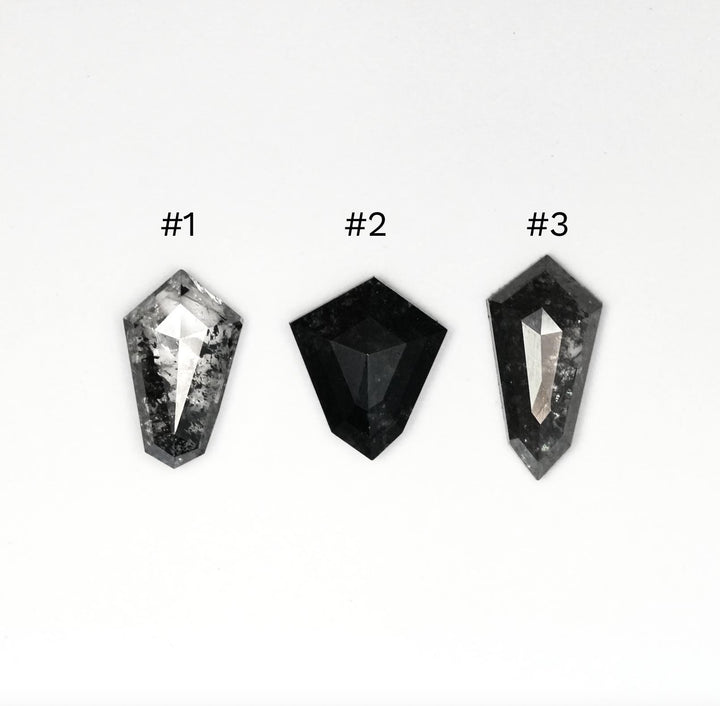 Black Galaxy Diamond Kite Ring