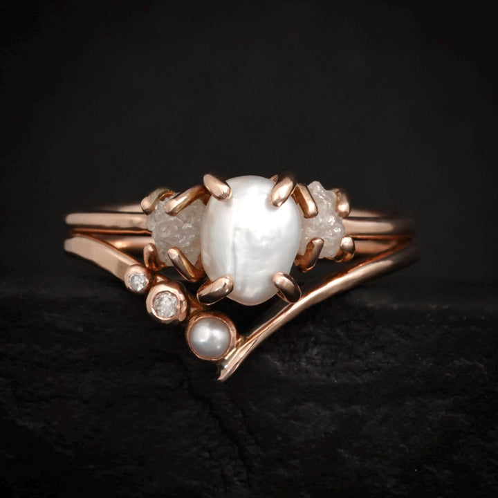 Choose Your Pearl Ring Set Style