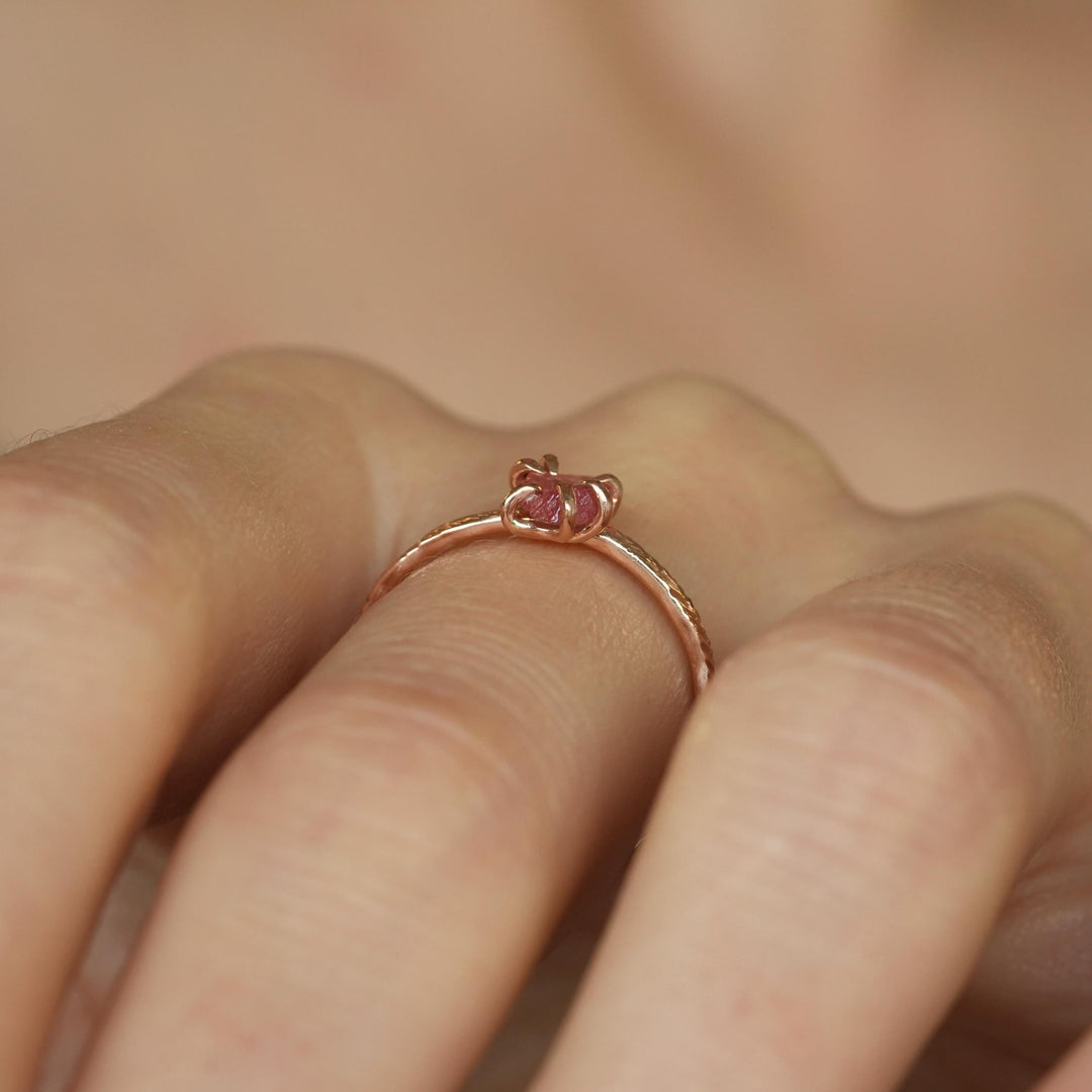 Raw Sapphire Ring