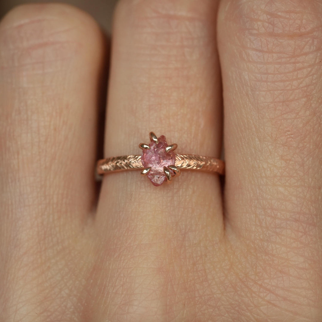 Raw Sapphire Ring