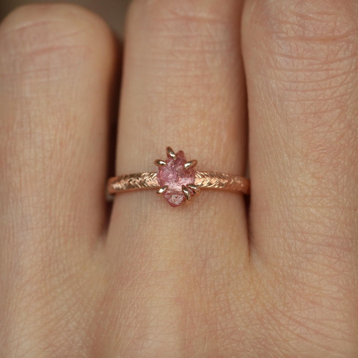 Raw Sapphire Ring