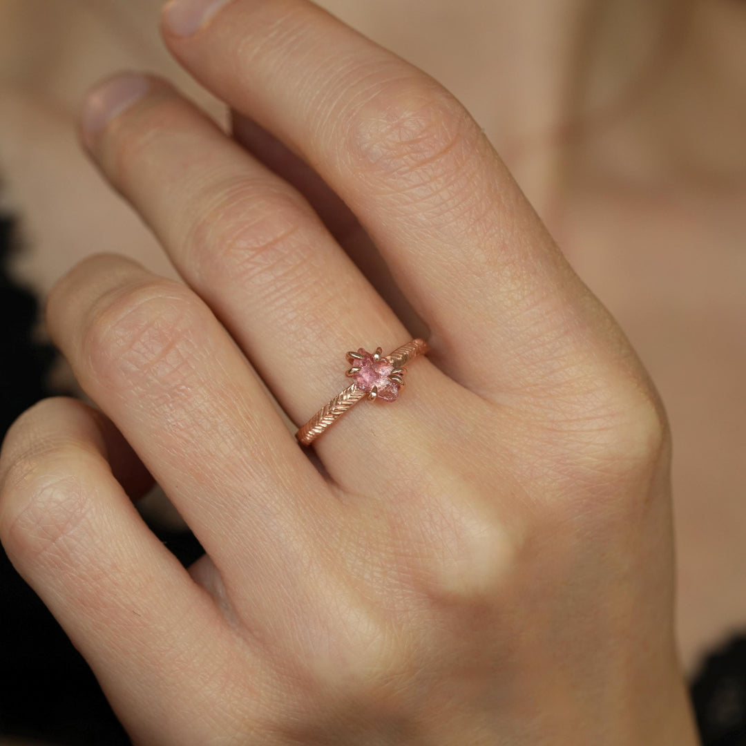 Raw Sapphire Ring