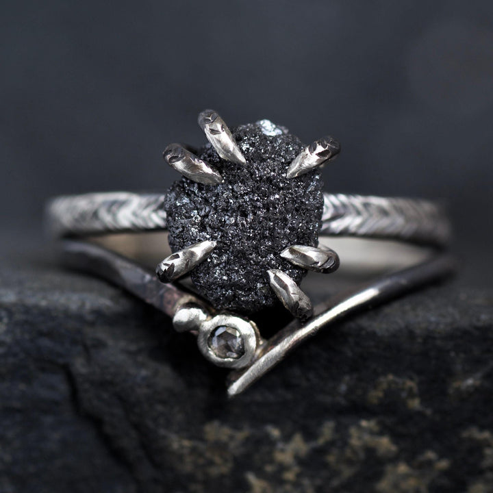 Black Diamond Ring Set