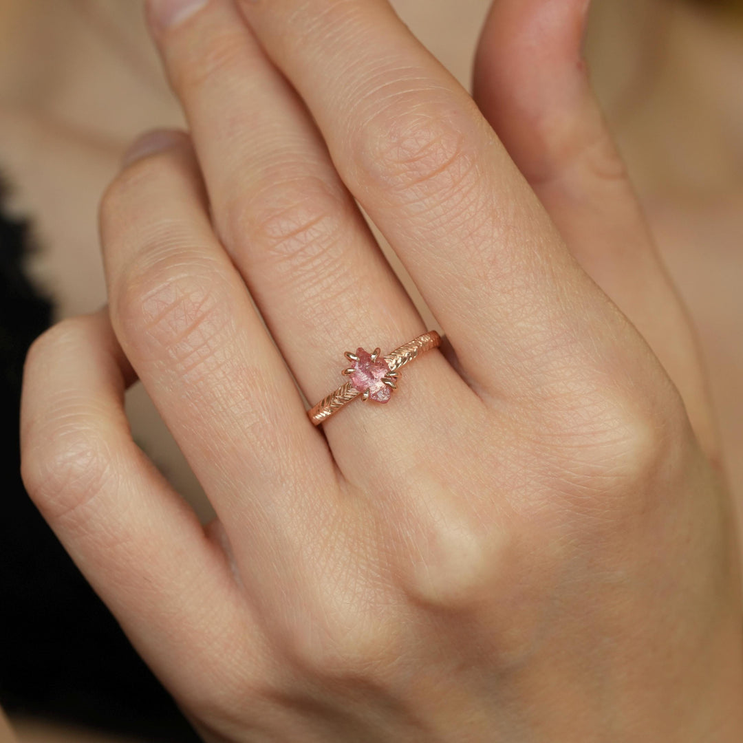 Raw Sapphire Ring