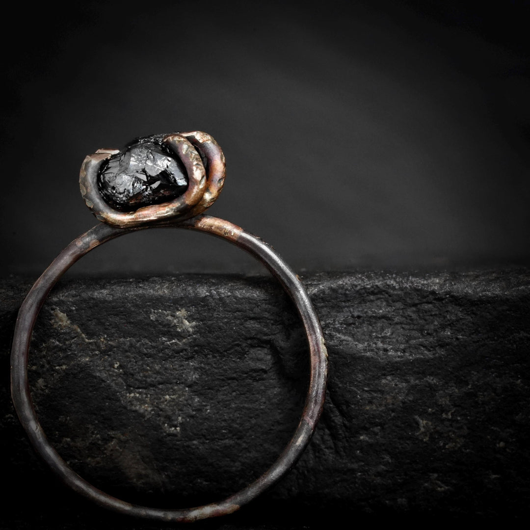Black Diamond Ring Set