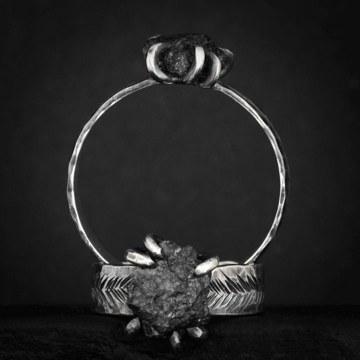 Black Diamond Ring Set