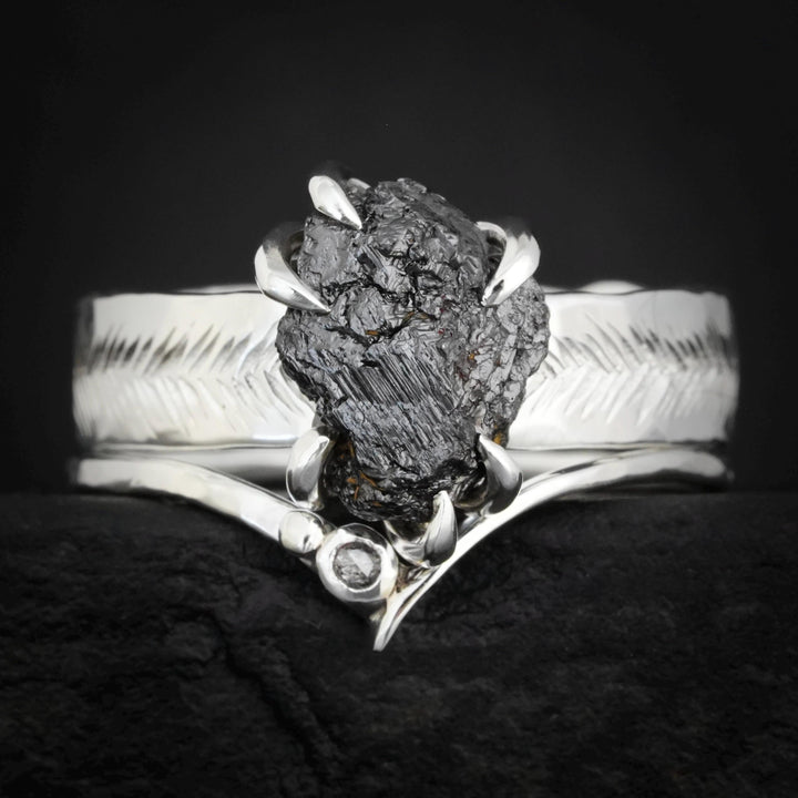 Black Diamond Ring Set