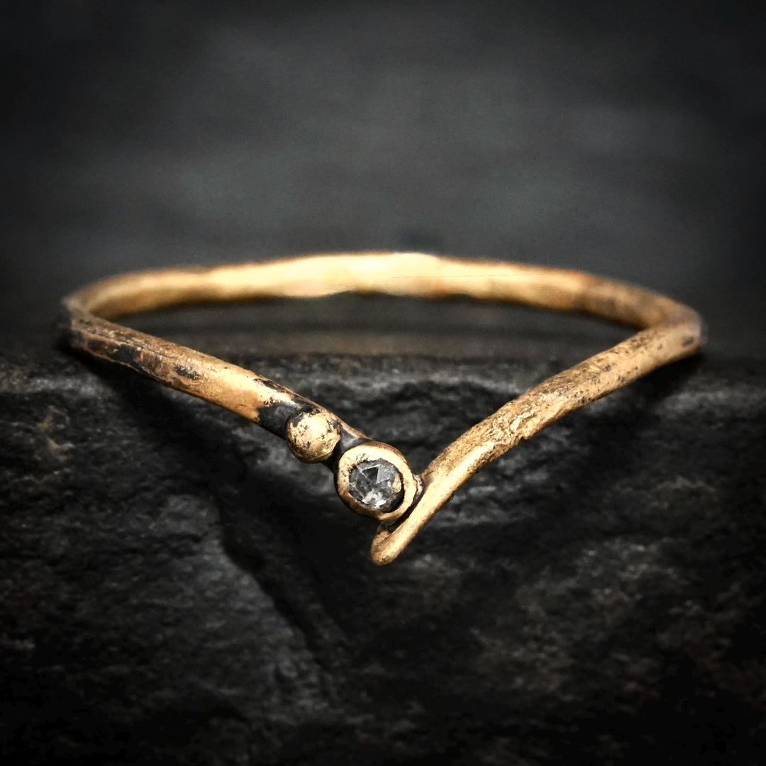 Galaxy Diamond Wave Ring