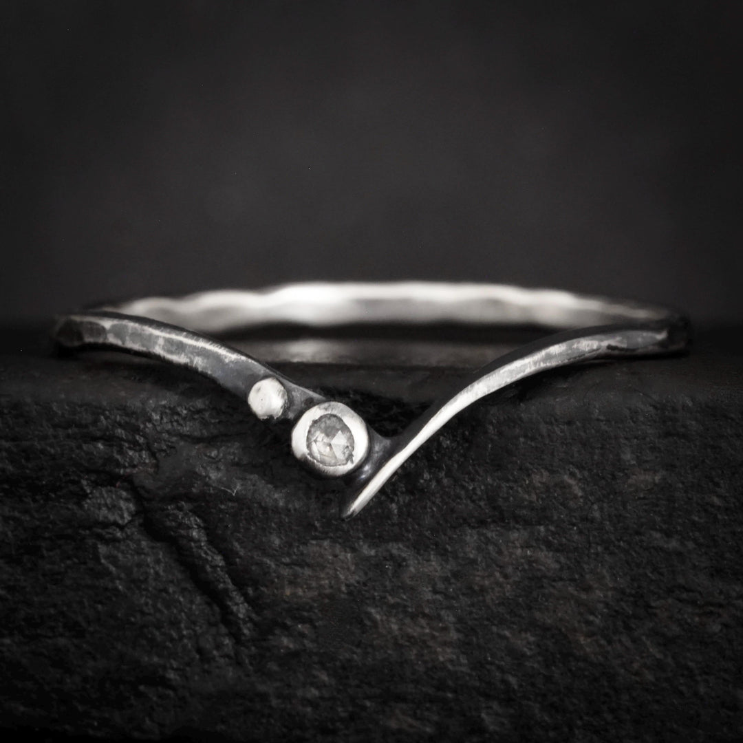 Galaxy Diamond Wave Ring