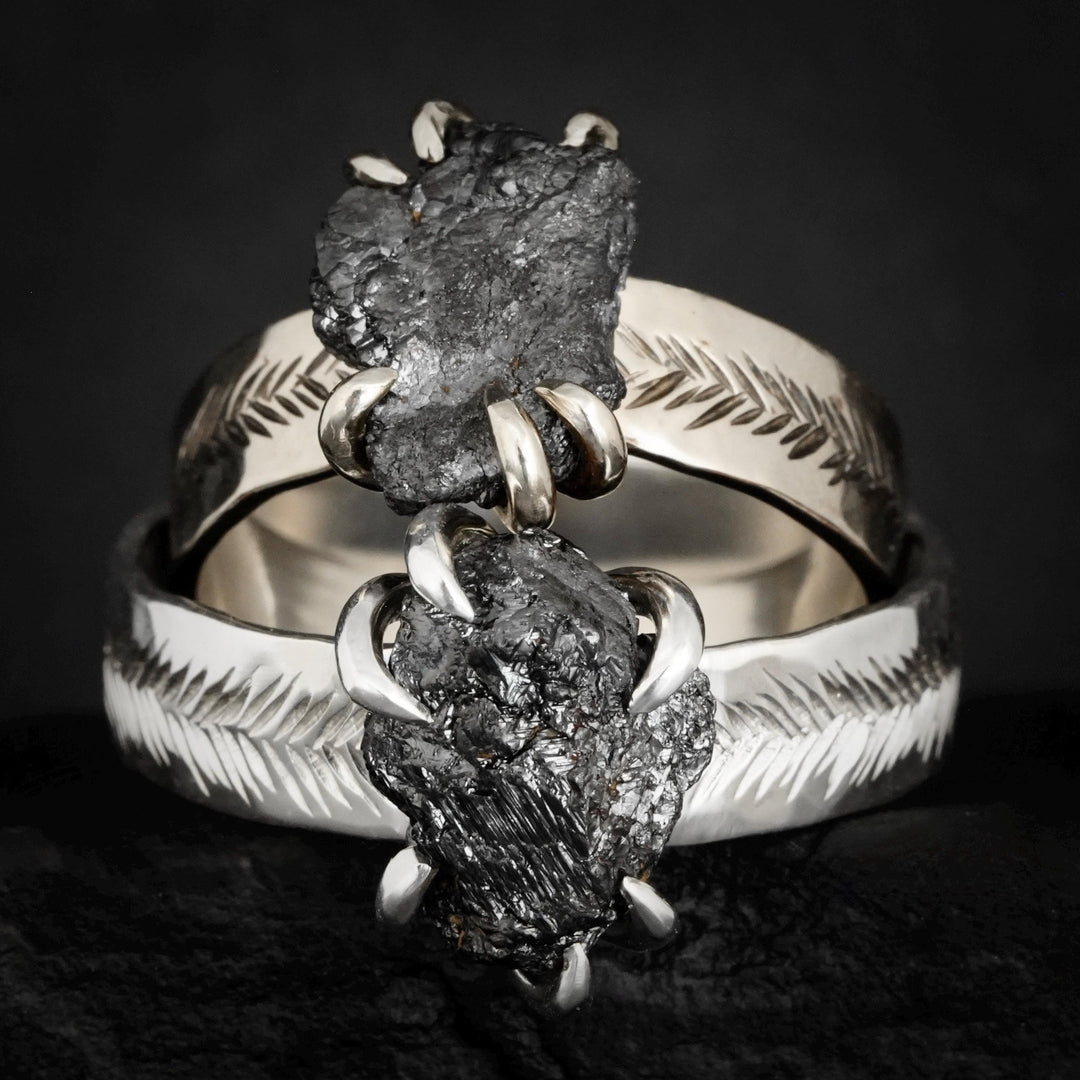 Black Diamond Ring Set