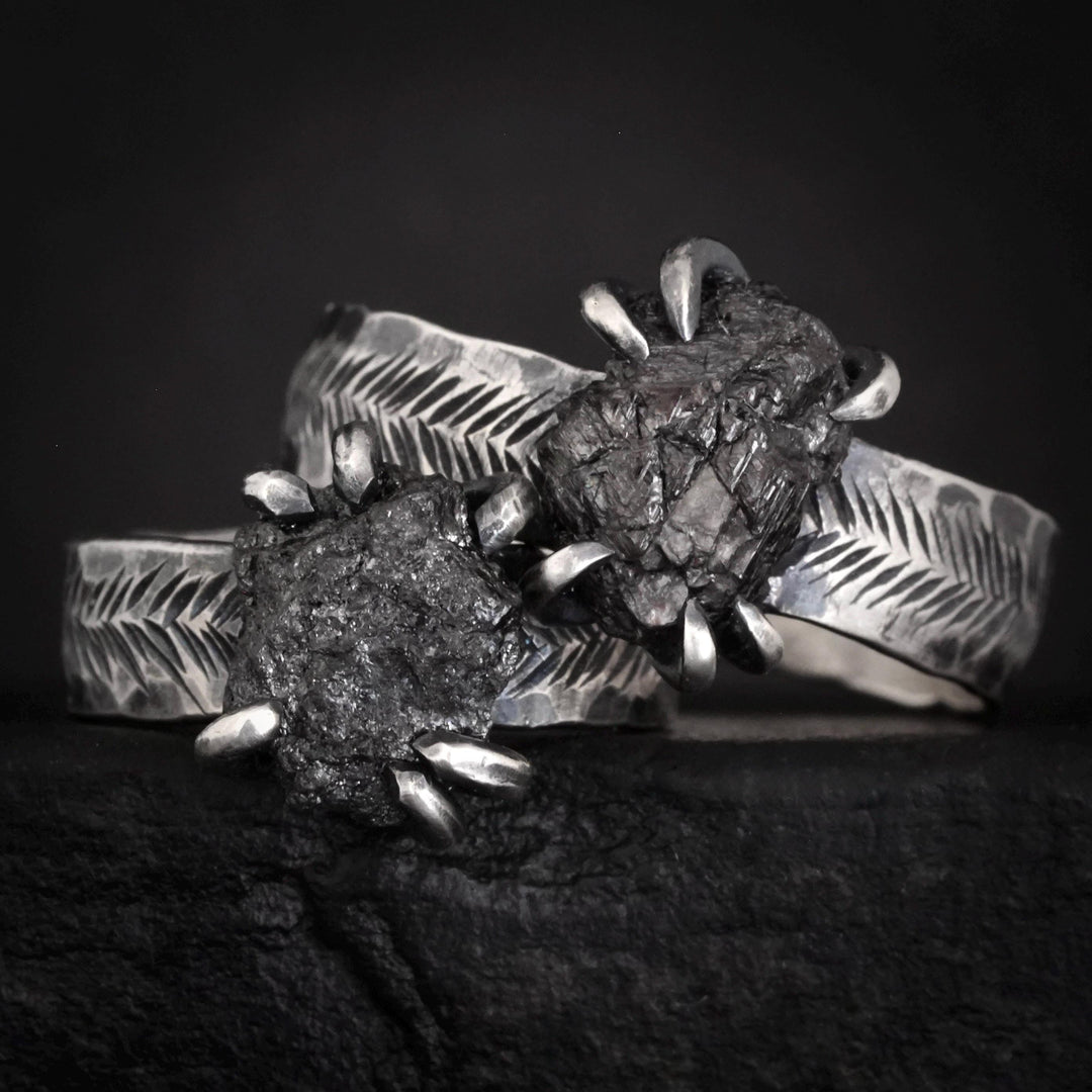 Black Diamond Ring Set
